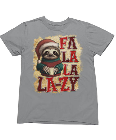 Sloth Fa La La Lazy Christmas Unisex Unisex T-Shirt For Men And Women 8Ball